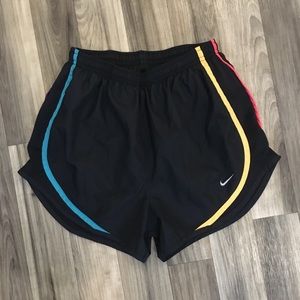 Nike DRI-FIT multi colored rim shorts